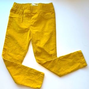 Boden size 6y, 116cm Girls golden yellow, corduroy pants